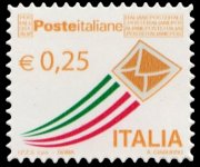 Italy 2009 - set Italian post: 0,25 €