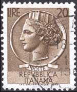Italy 1955 - set Coin of Syracuse: 20L