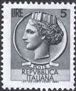 Italia 1968 - serie Siracusana: 5L