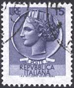 Italia 1968 - serie Siracusana: 15L
