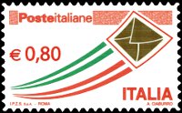 Italia 2009 - serie Posta italiana: 0,80 €
