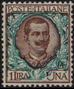 Italia 1901 - serie Floreale: 1 L