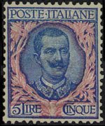 Italy 1901 - set Floral: 5 L