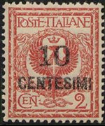 Italy 1901 - set Floral: 10 c su 2 c