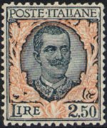 Italy 1901 - set Floral: 2,50 L