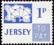 Jersey 1971 - serie Cartina: 1 p