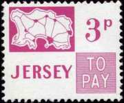 Jersey 1971 - set Map: 3 p