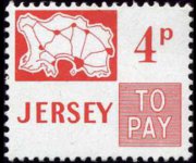 Jersey 1971 - serie Cartina: 4 p