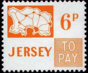 Jersey 1971 - serie Cartina: 6 p