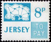 Jersey 1971 - set Map: 8 p