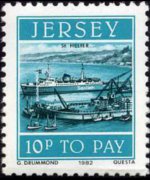 Jersey 1982 - serie Vedute: 10 p