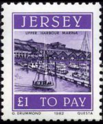 Jersey 1982 - serie Vedute: 1 £