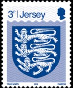 Jersey 2015 - set Crest of Jersey: 3 p