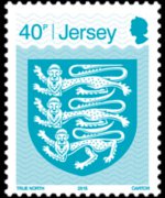 Jersey 2015 - serie Stemma di Jersey: 40 p