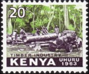 Kenya 1963 - set Independance: 20 c