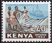 Kenya 1963 - set Independance: 40 c