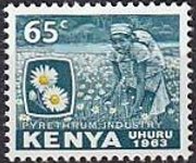 Kenya 1963 - set Independance: 65 c