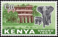 Kenya 1963 - set Independance: 1,30 sh