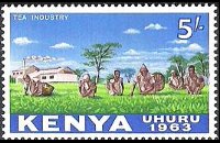 Kenya 1963 - set Independance: 5 sh