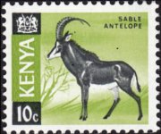 Kenya 1966 - serie Animali: 10 c