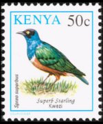 Kenya 1993 - set Birds: 50 c