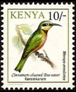 Kenya 1993 - set Birds: 10 sh