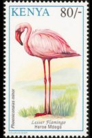 Kenya 1993 - set Birds: 80 sh