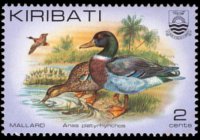 Kiribati 1982 - set Birds: 2 c