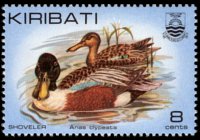 Kiribati 1982 - set Birds: 8 c