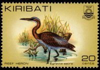 Kiribati 1982 - set Birds: 20 c
