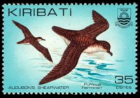 Kiribati 1982 - serie Uccelli: 35 c