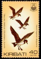 Kiribati 1982 - set Birds: 40 c
