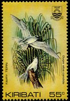 Kiribati 1982 - set Birds: 55 c
