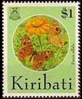 Kiribati 1994 - set Butterflies: 1 $