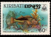 Kiribati 1990 - set Fishes: 60 c