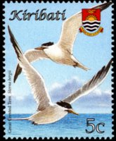 Kiribati 2008 - set Birds: 5 c