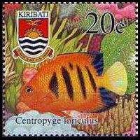 Kiribati 2002 - set Fishes: 20 c