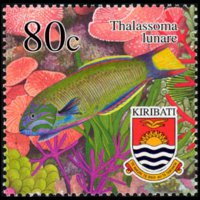 Kiribati 2002 - set Fishes: 80 c