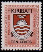 Kiribati 1981 - serie Stemma: 10 c