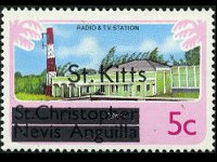 Saint Kitts 1980 - serie Soggetti vari: 5 c