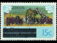 Saint Kitts 1980 - set Various subjects: 15 c