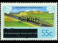Saint Kitts 1980 - serie Soggetti vari: 55 c