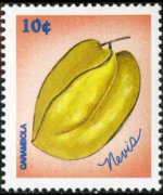 Nevis 1998 - serie Frutta: 10 c
