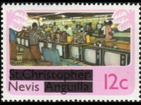 Nevis 1980 - set Various subjects: 12 c