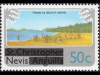 Nevis 1980 - set Various subjects: 50 c
