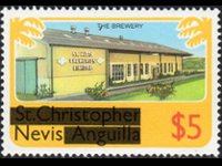 Nevis 1980 - set Various subjects: 5 $