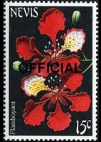 Nevis 1985 - set Flowers: 15 c