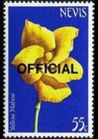 Nevis 1985 - set Flowers: 55 c