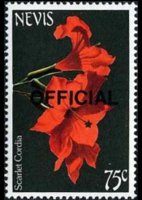 Nevis 1985 - set Flowers: 75 c