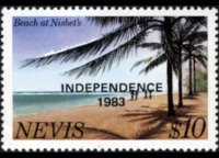 Nevis 1983 - set Landmarks - overprinted: 10 $
